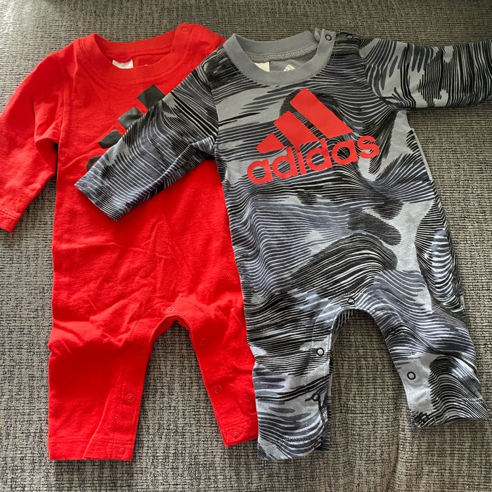 Two Adidas One Piece- 3 mo
